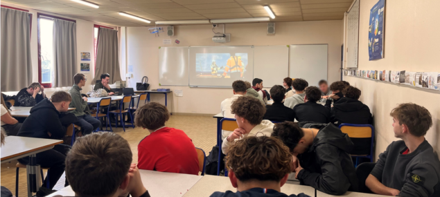 Rencontre avec les élèves du lycée de l’Europe !